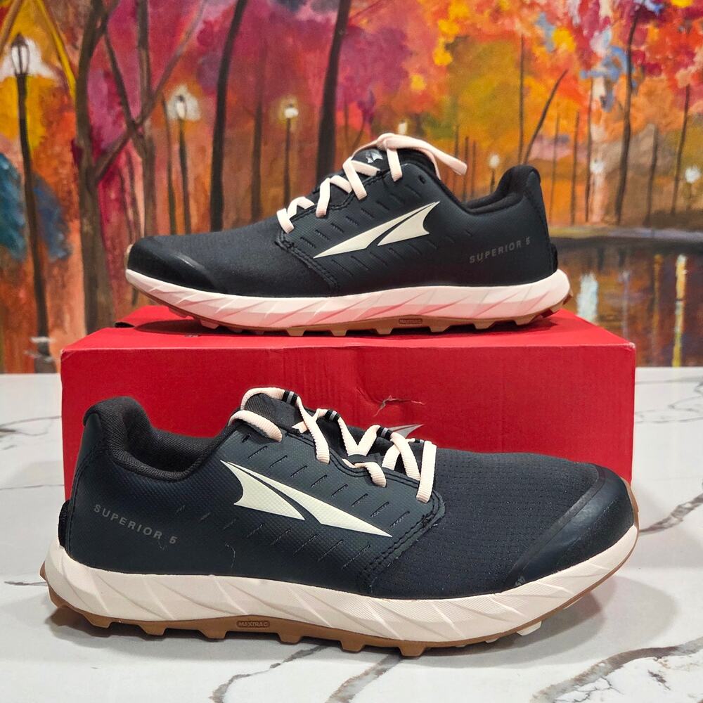 Altra M Superior 5 Black Size 9 Men's Trail Running Shoes